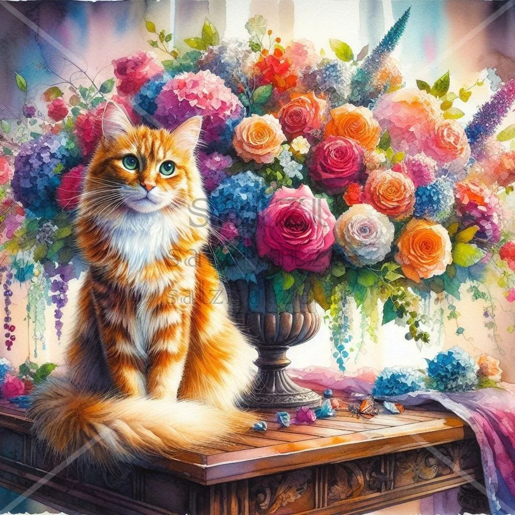 CATS & FLOWERS-1714377978_561_CATS-FLOWERS 