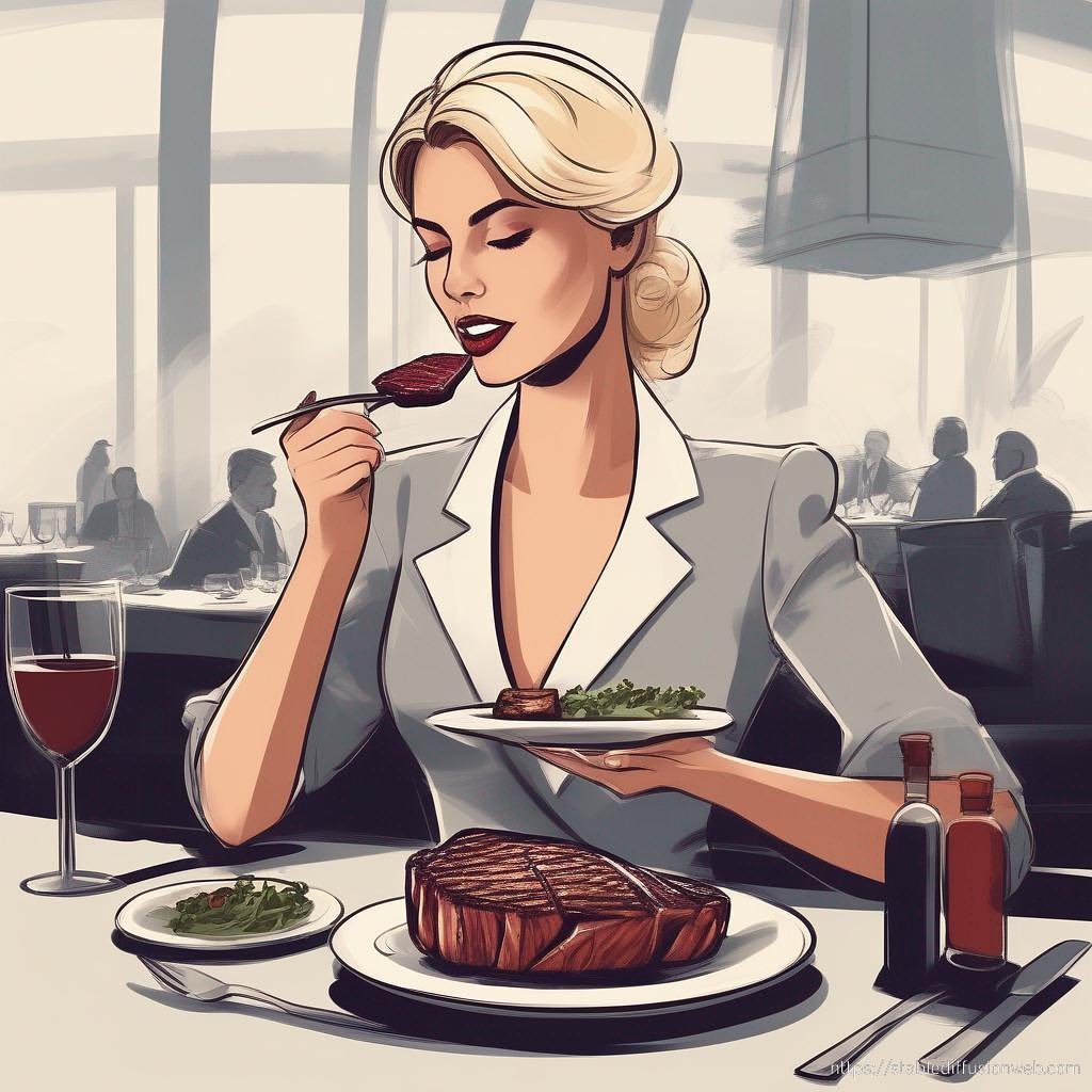 Carnivore women embrace the beauty of simplicity, finding elegance on the plate,-Carnivore-women-embrace-the-beauty-of-simplicity-finding-elegance-on 