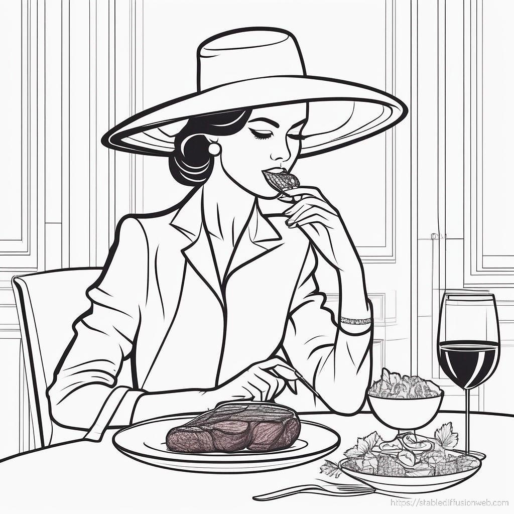 In the world of carnivore, women shine just as bright. A plate with steak is the-In-the-world-of-carnivore-women-shine-just-as-bright 