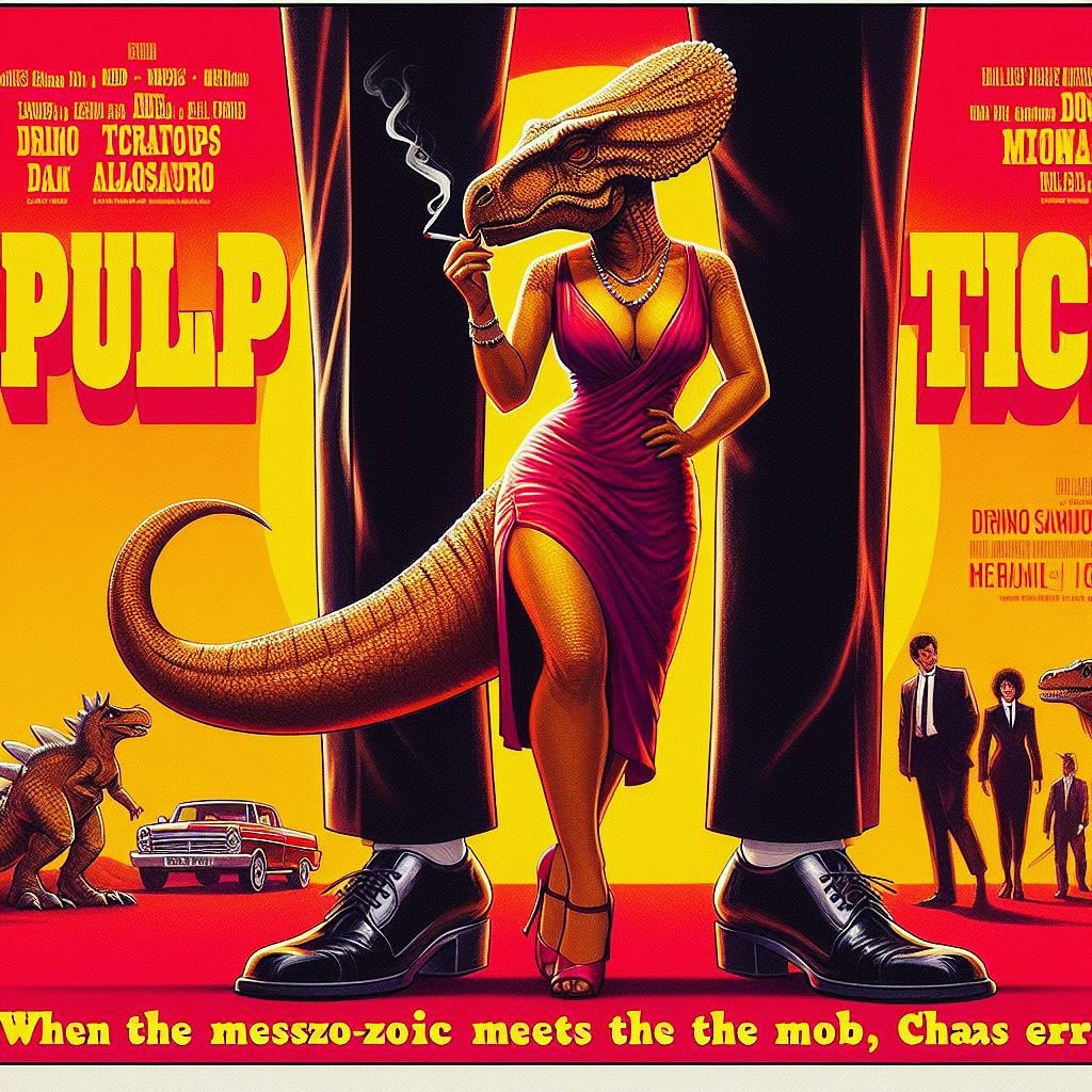 Title: Pulp Fiction (Dino Edition)-436804867_3410025552635227_5784045315281041690_n 