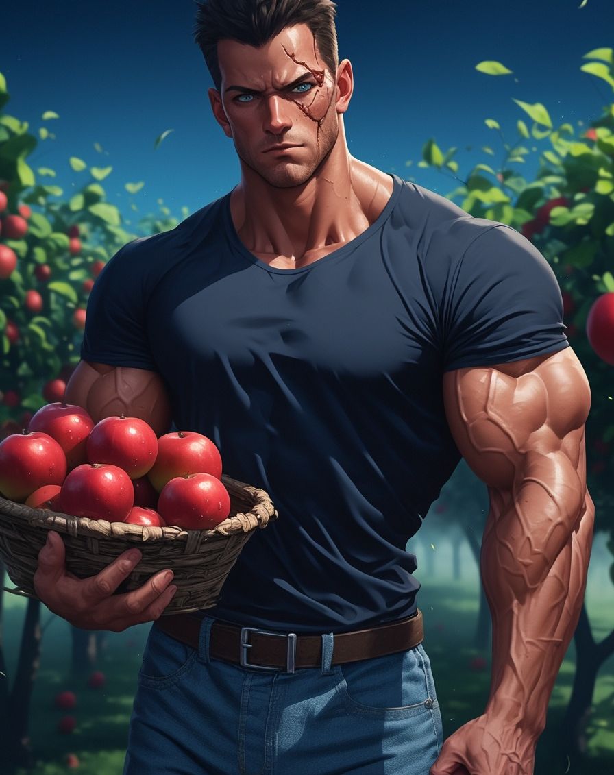 Muscular Guy gathering Apples-437038056_370040386025511_4722198565346978730_n 