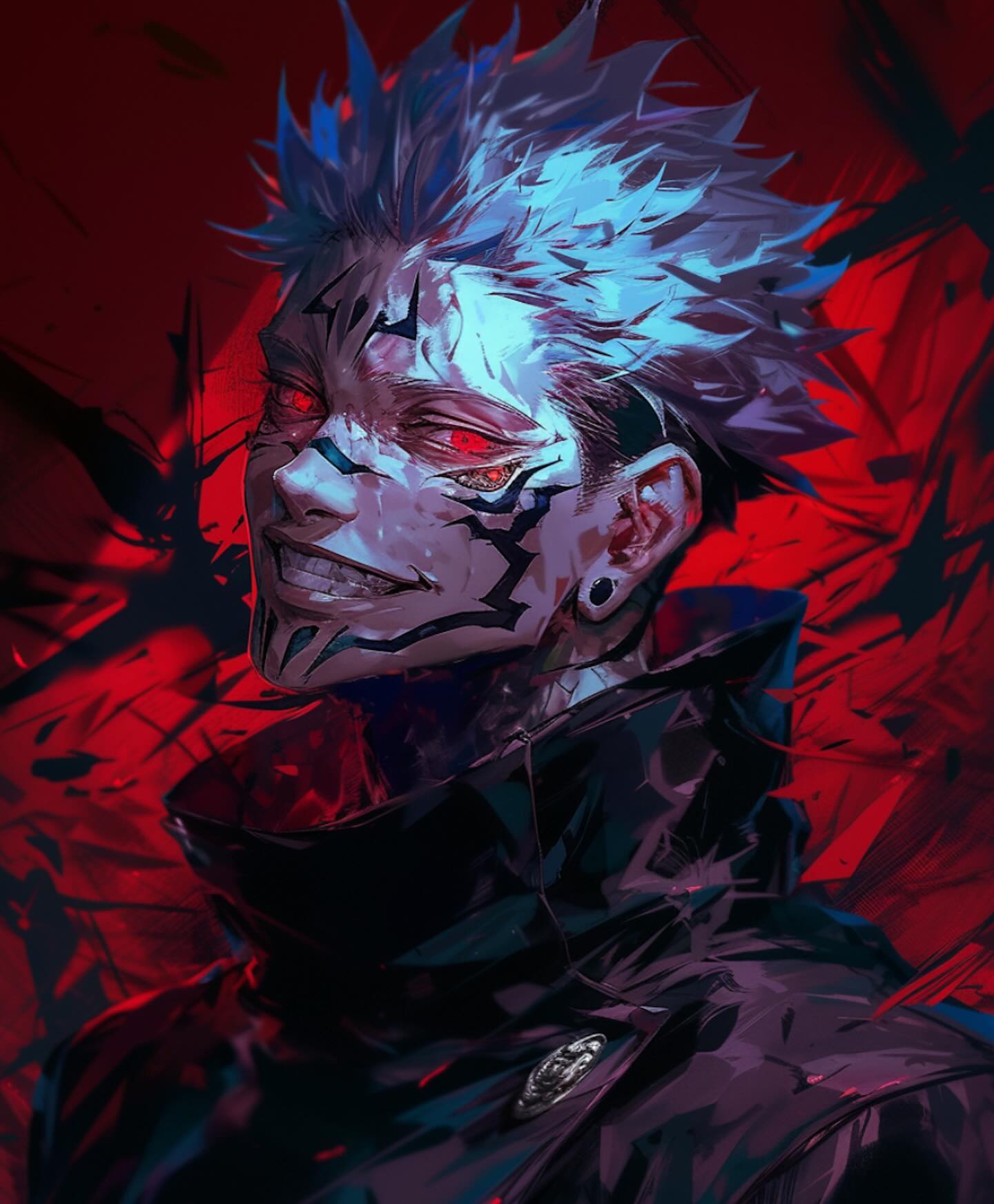 Ryomen Sukuna from Jujutsu Kaisen Does he look Good with a suit?-437290960_1151818885817861_1323449336463327200_n 