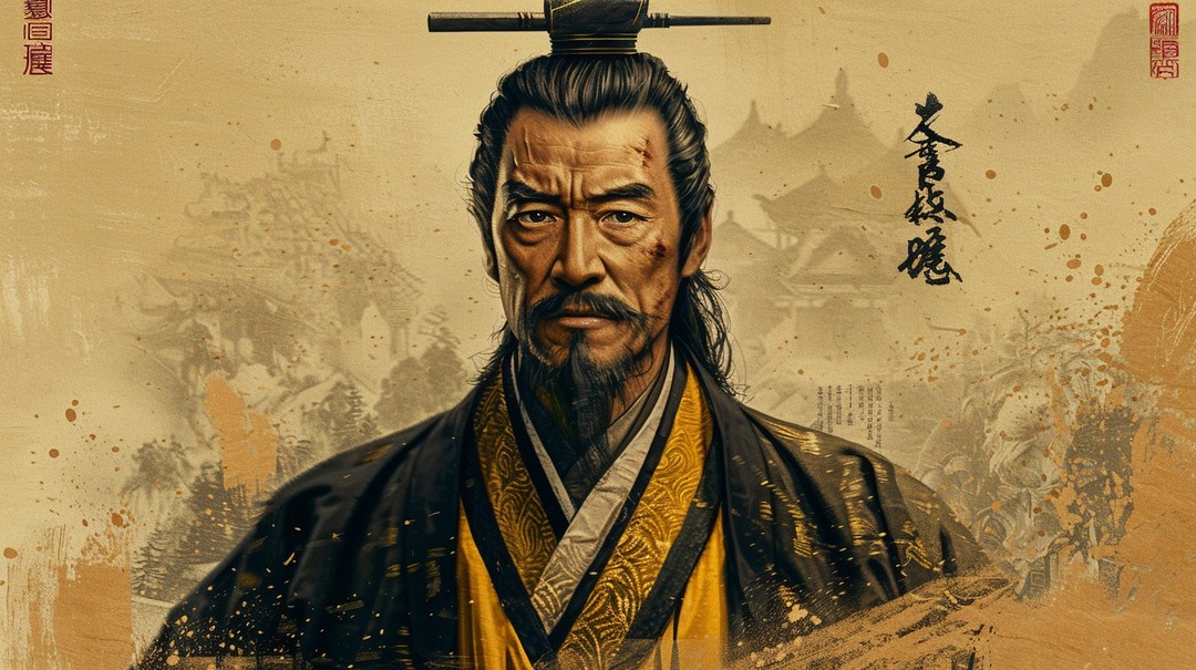 The full body portrait of Sun Tzu, the Chinese general from the Three Kingdoms e-437713698_747424330877142_8419132827622620028_n 