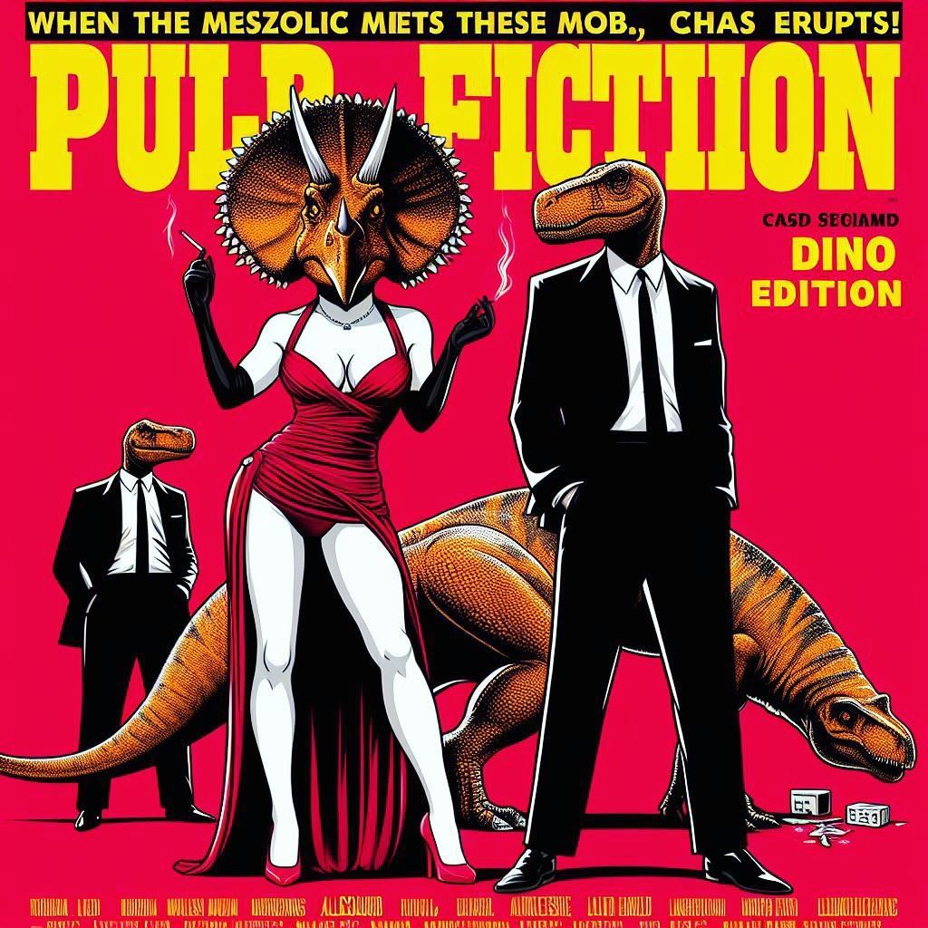 Title: Pulp Fiction (Dino Edition)-438633169_1216188152684094_6999300405775962817_n 