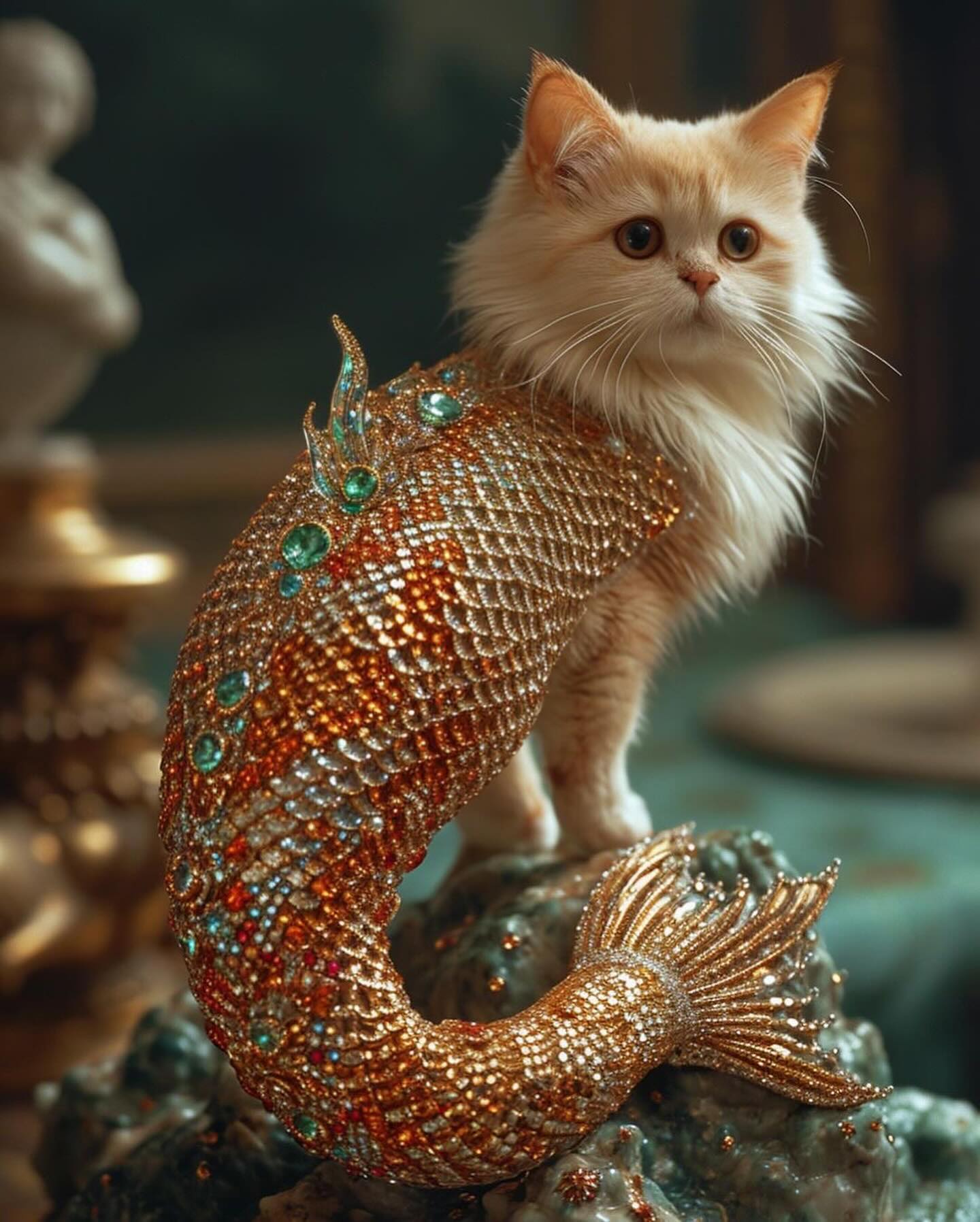 What if cats were mermaids!  Created by  using Midjourney.-437111197_806055858094863_7753254117808637346_n 
