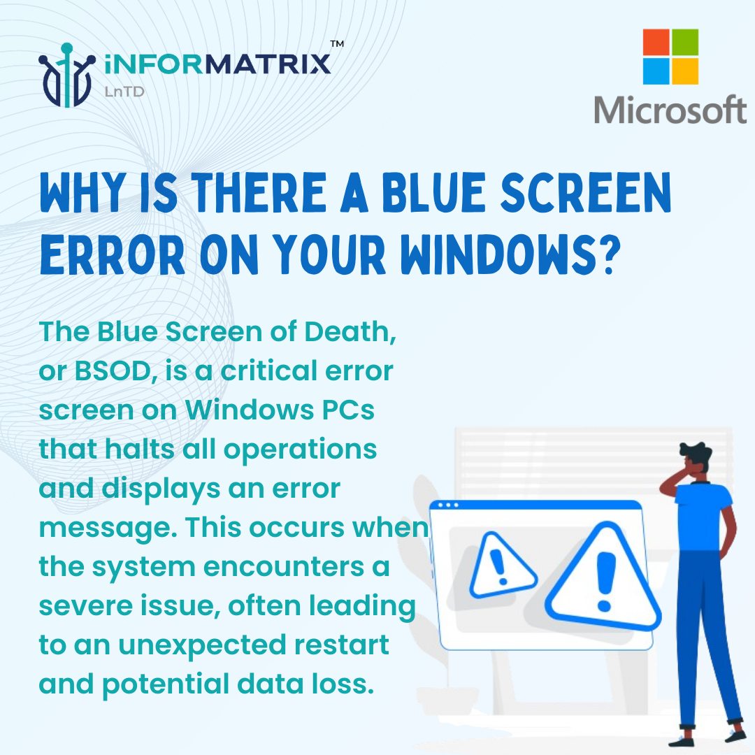 Microsoft global outage  Why is there a Blue Screen Error on your Windows Comput-452907697_1003432948458014_680855727800167634_n 