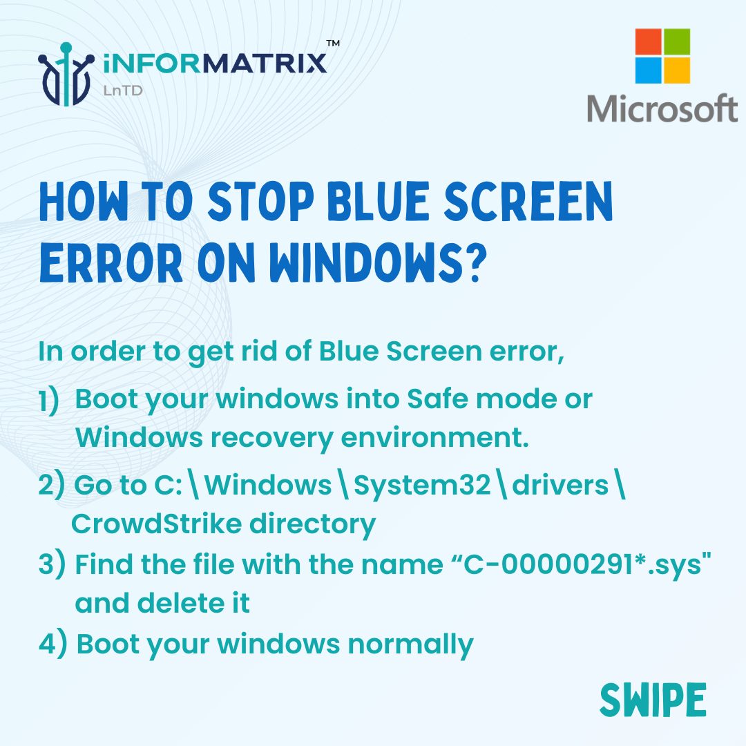 Microsoft global outage  Why is there a Blue Screen Error on your Windows Comput-452926835_1003432875124688_3094807144163487449_n 