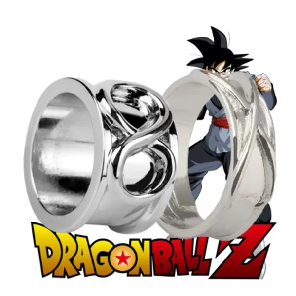 Dragon Ball Z Zamasu Goku Black Time Ring Anime Rings Finger Ring for Men Women Jewelry Gifts Cosplay