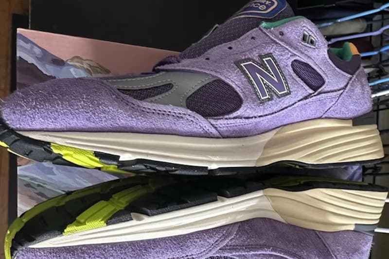 Salehe Bembury x New Balance 991v2 latest collaborative color scheme 