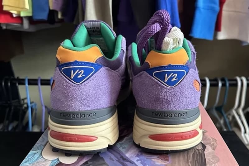 Salehe Bembury x New Balance 991v2 latest collaborative color scheme 