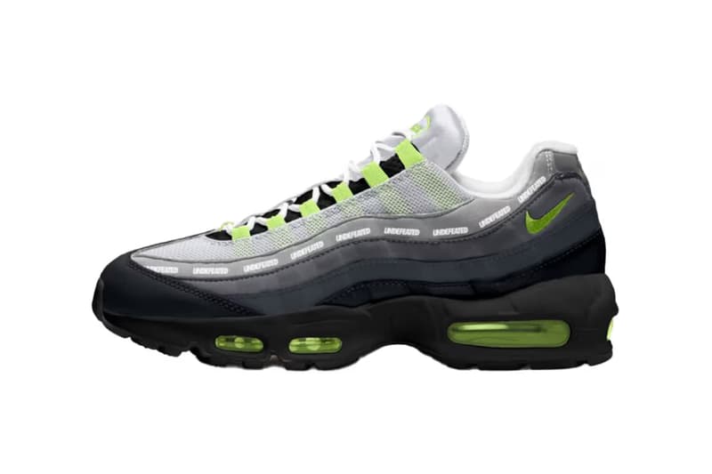 Rumor UNDEFEATED will launch five Nike Air Max 95 joint shoes this year