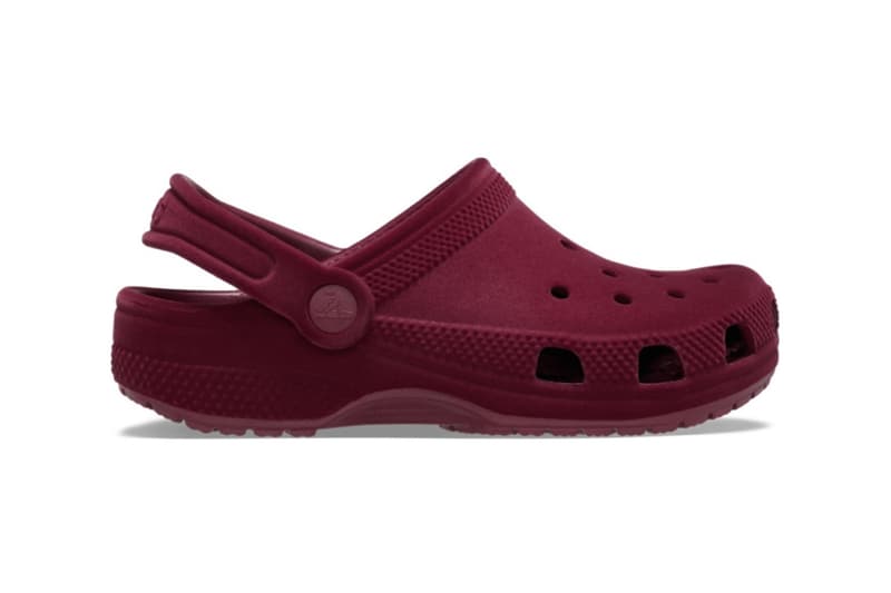 Crocs Drops "Velvet Pack" Classic Clogs black maroon 211878-6XH 211877-001 smooth softer 