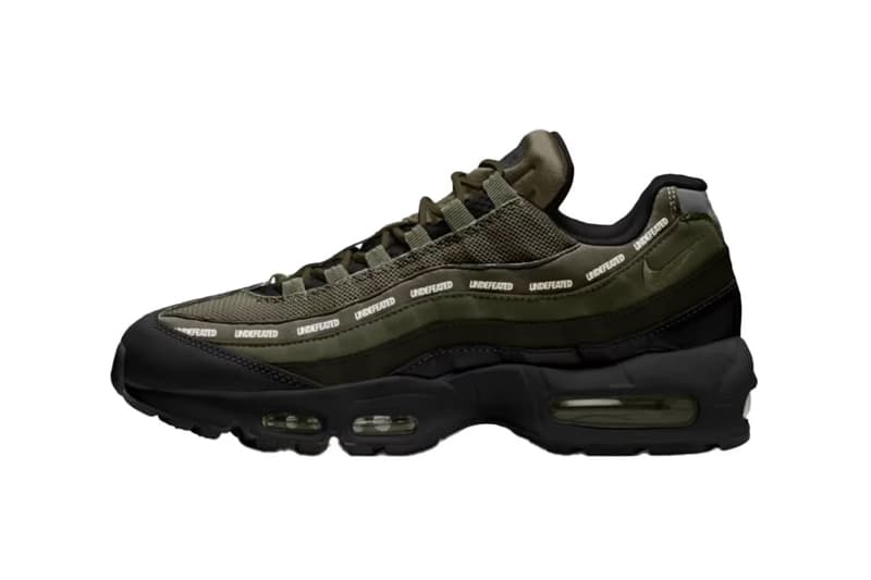 Rumor UNDEFEATED will launch five Nike Air Max 95 joint shoes this year