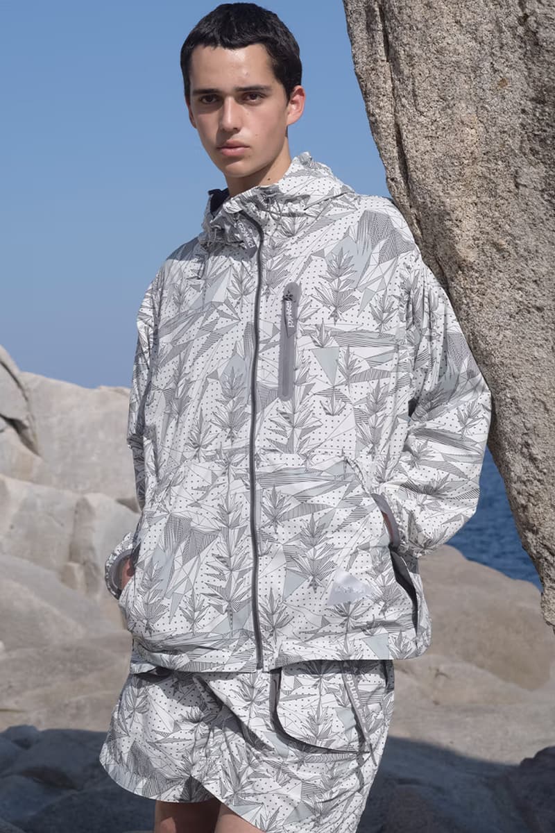 Gramicci x and wander Reveal Third Outdoor-Focused Collaboration climbing technical Ikeuchi Keita and Mori Mihoko nylon jacket windbreaker