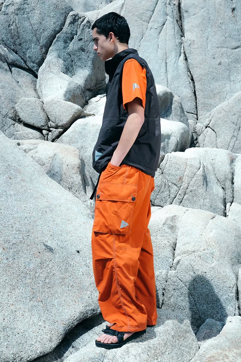 Gramicci x and wander Reveal Third Outdoor-Focused Collaboration climbing technical Ikeuchi Keita and Mori Mihoko nylon jacket windbreaker