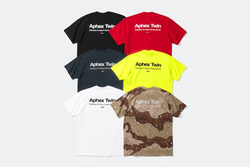 Supreme x Aphex Twin's latest co-branded series officially debuts