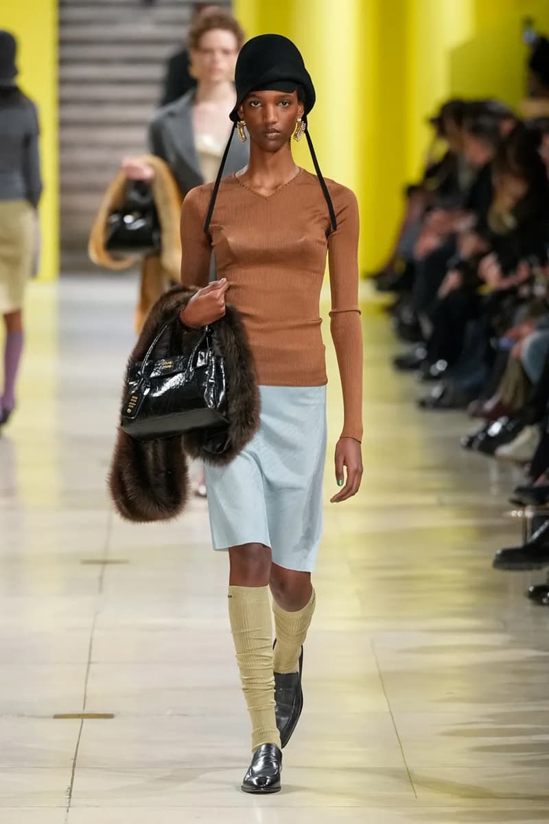 miu miu fall winter 2025 runway collection paris fashion week miuccia prada 