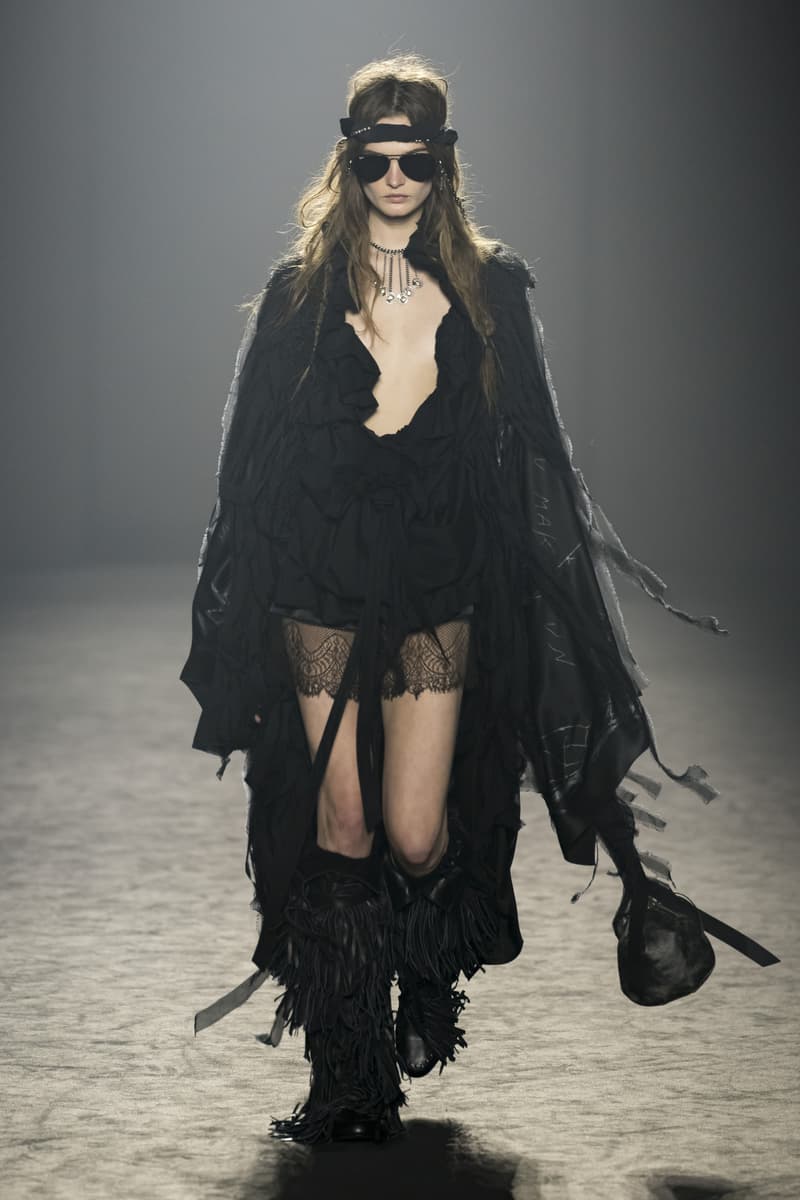 Ann Demeulemeester Fall Winter 2025 Paris Fashion Week womenswear menswear runway show Stefano Gallici