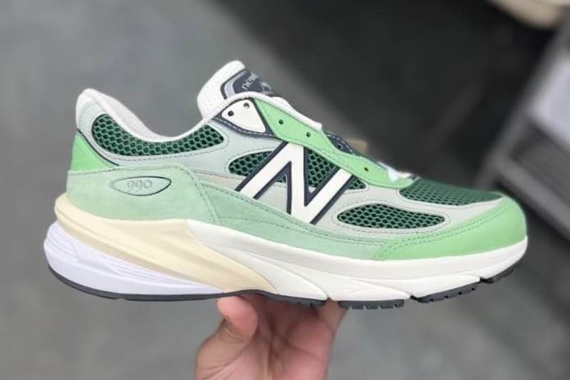 New Balance 990v6 MADE in USA The latest "mint green" color scheme is revealed first-New-Balance-990v6-MADE-in-USA-The-latest-mint-green