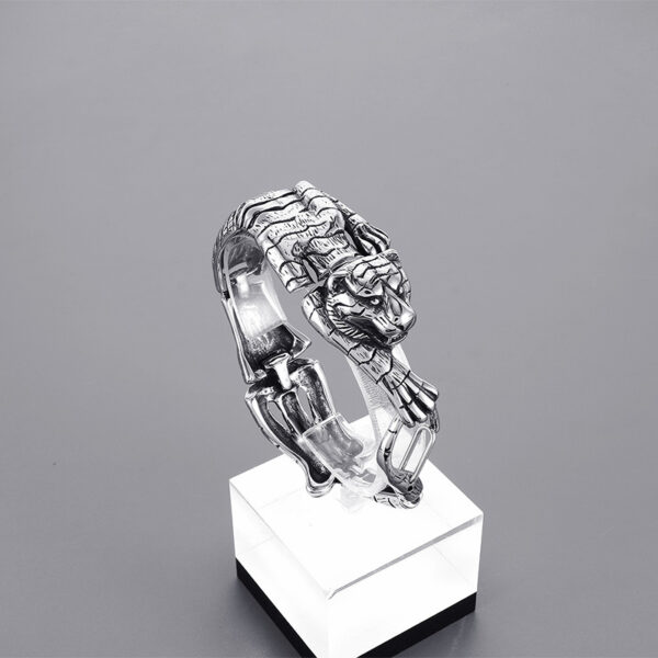 Roaring Lion/Tiger Head Stainless Steel Bracelet