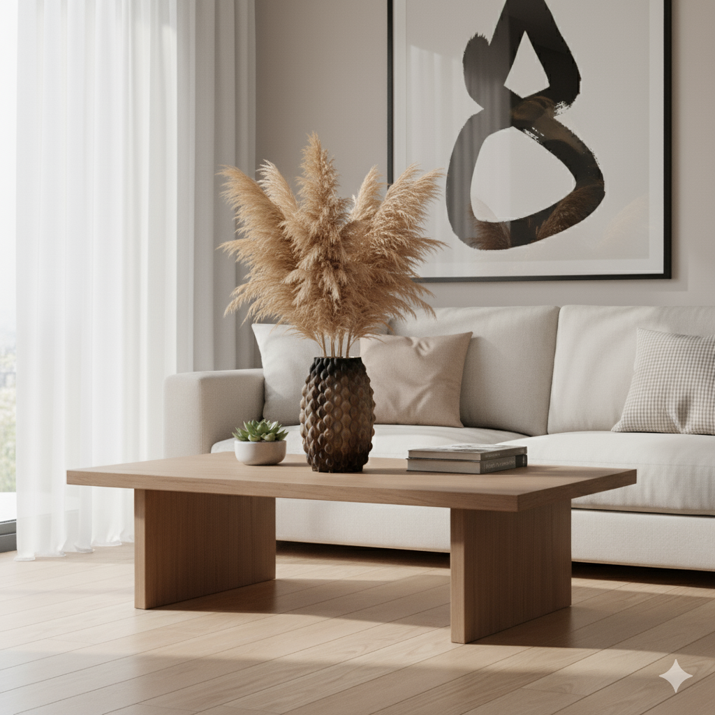 3D Printed Ceramic Vase - Brown Abstract Design | Modern Home Decor - show-250830009-3 