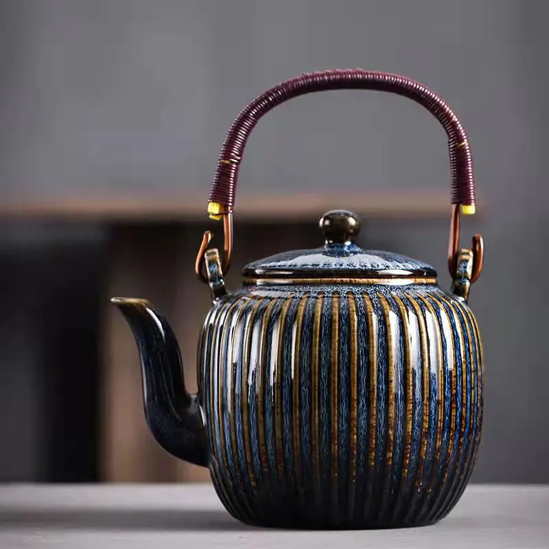 Exquisite Chinese Ceramic Teapot With Filter 800ml Mug Teapot for Tea Kettle Puer Tea Pot Set Teaware Teapots Cup Service Clay
