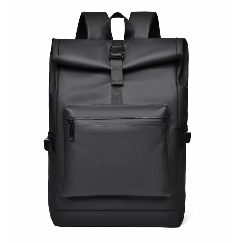 A 15.6-Inch Men's And Women's Large Capacity Simple Fashion Wear-Resistant Anti-Scratch Fabric Multi-Functional Casual Backpack