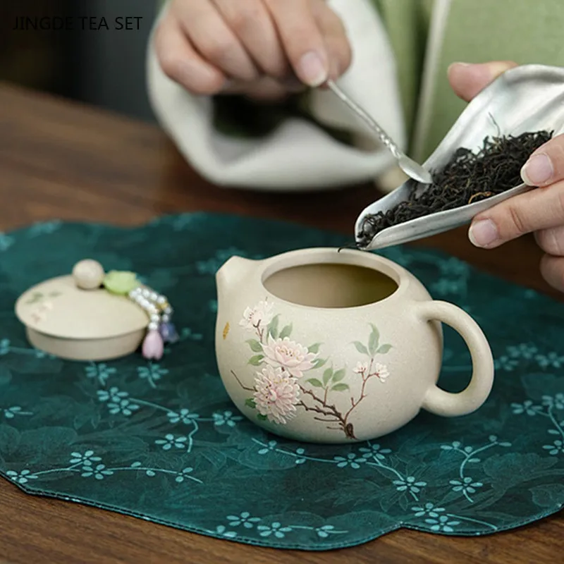200ml High Quality Yixing Purple Clay Teapot Exquisite Filter Xishi Kettle Custom Beauty Tea Infuser Chinese Zisha Tea Set