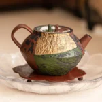 Teapot Making Tea Household Hand-painted Gold Baijia Coarse Pottery Old Rock Mud Kung Fu Tea Set Is Not Hot Small Pot