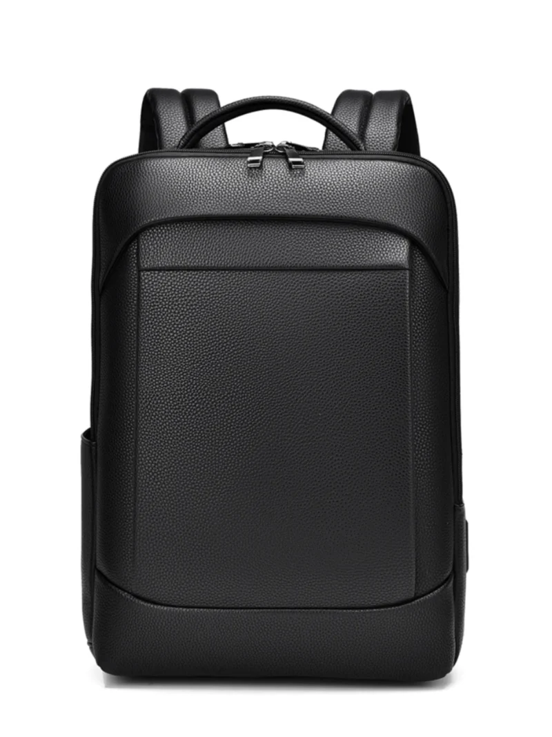 Large Capaci Leather Bapa for Busin Travel Men's Double oulder Bag with Cuter Carent Casual Simple Sle
