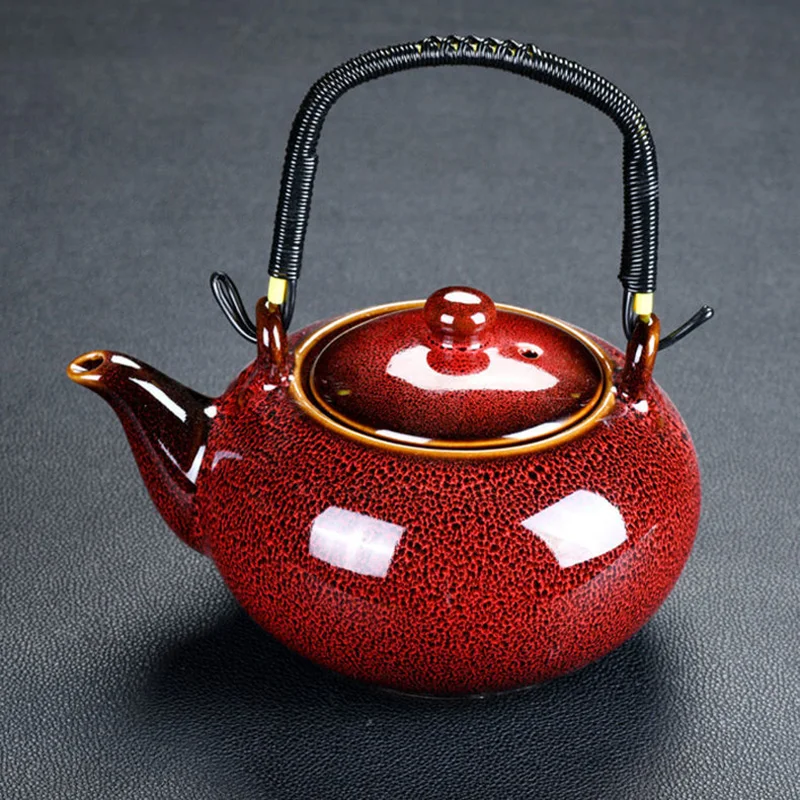 Ceramic Pot Large Capacity Teapot 700ml Starry Glaze Pot for Tea Pots Puer Yixing Kettle Clay Tea Ceremony Set Gaiwan Samovar