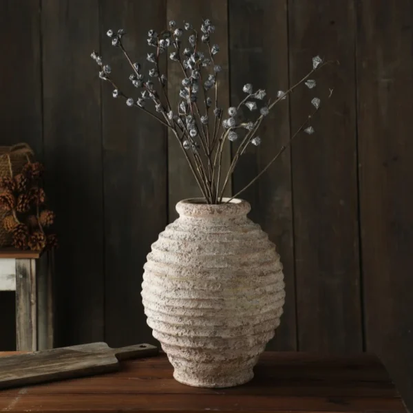 21.5 CM High Home Decoration Ceramic Vase Vintage Handmade Style Ceramics & Pottery Accessories For Home Decor Vases