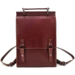 Vintage Crazy Horse Leather Men Women Backpack Genuine Leather Backpacks Man A4 School Bags Rucksack Laptop Daypack Shoulder Bag