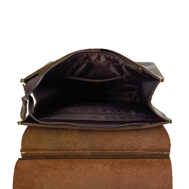 Vintage Crazy Horse Leather Men Women Backpack Genuine Leather Backpacks Man A4 School Bags Rucksack Laptop Daypack Shoulder Bag