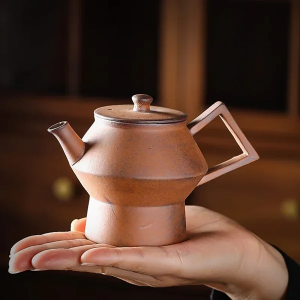 Retro Japanese Style Pot Teapot Kung Fu Coarse pottery Tea Making Device Tea Infuser Tea Kettle Chinese Small Teapot
